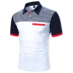 Summer Contrast Polo Shirt Casual Mens Fashion 2 | PricZone Summer Contrast Polo Shirt Casual Mens Fashion 2 | PricZone