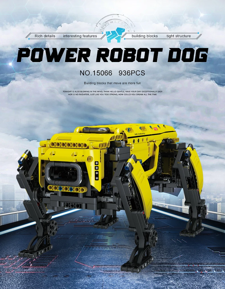 RC AlphaDog Robot - MOULD KING 15066