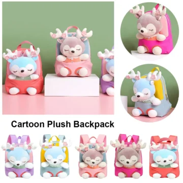 Cute Elk Toddler Backpack   Soft  Light | PricZone