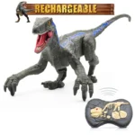 Blue Raptor RC Dino Toy Kids Jurassic Gift 1 | PricZone Blue Raptor RC Dino Toy Kids Jurassic Gift | PricZone