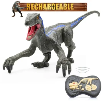 Blue Raptor RC Dino Toy   Kids Jurassic Gift | PricZone