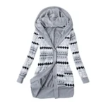 Striped Hooded Cardigan for Women 5 | PricZone
