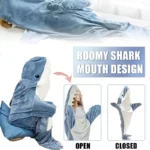 Adult Shark Hoodie Blanket   Cozy  Fun 5 | PricZone