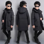 Boys Warm Hooded Winter Parka  30°C 5 | PricZone