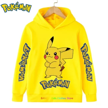 Kids Pikachu Hoodie   Boys  Girls Top | PricZone