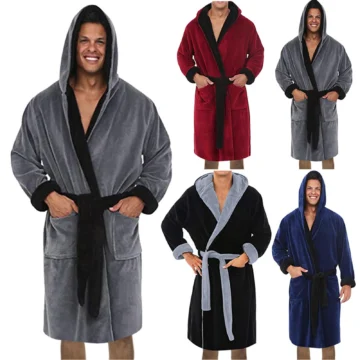 Warm Thick Kimono Bathrobe for Couples L5 | PricZone