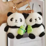Cute Panda Keychain   Plush Car Charm | PricZone