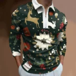 3D Christmas Plaid Long Sleeve Shirt 2 | PricZone