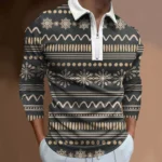 3D Christmas Plaid Long Sleeve Shirt 3 | PricZone