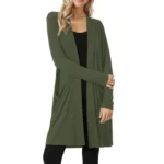 Autumn Slim Womens Long Cardigan 3 | PricZone