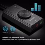 USB Sound Card Adapter with Mic Volume 2 | PricZone USB Sound Card Adapter with Mic Volume 2 | PricZone