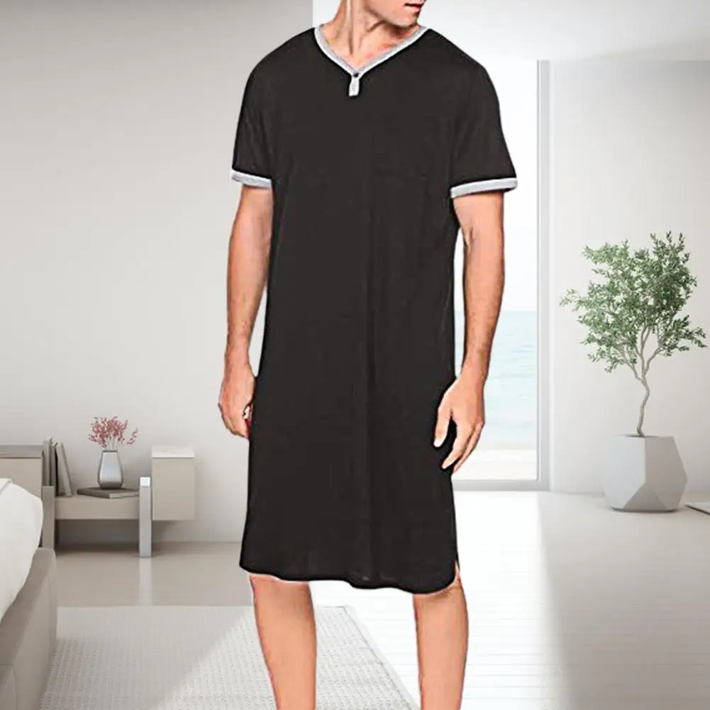 3XL Mens Comfy Pocket Nightgown Sleepwear 5 | PricZone 3XL Mens Comfy Pocket Nightgown Sleepwear 5 | PricZone