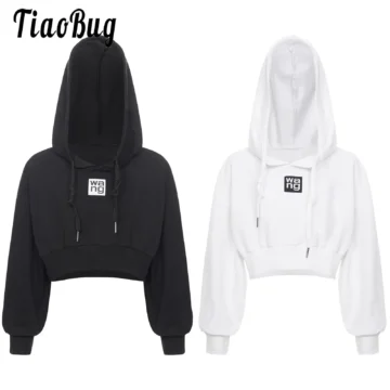 Girls Hip Hop Dance Cropped Hoodie 5 16Y | PricZone