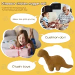 Dino Nugget Plush Pillow   Kids Sofa Decor 4 | PricZone