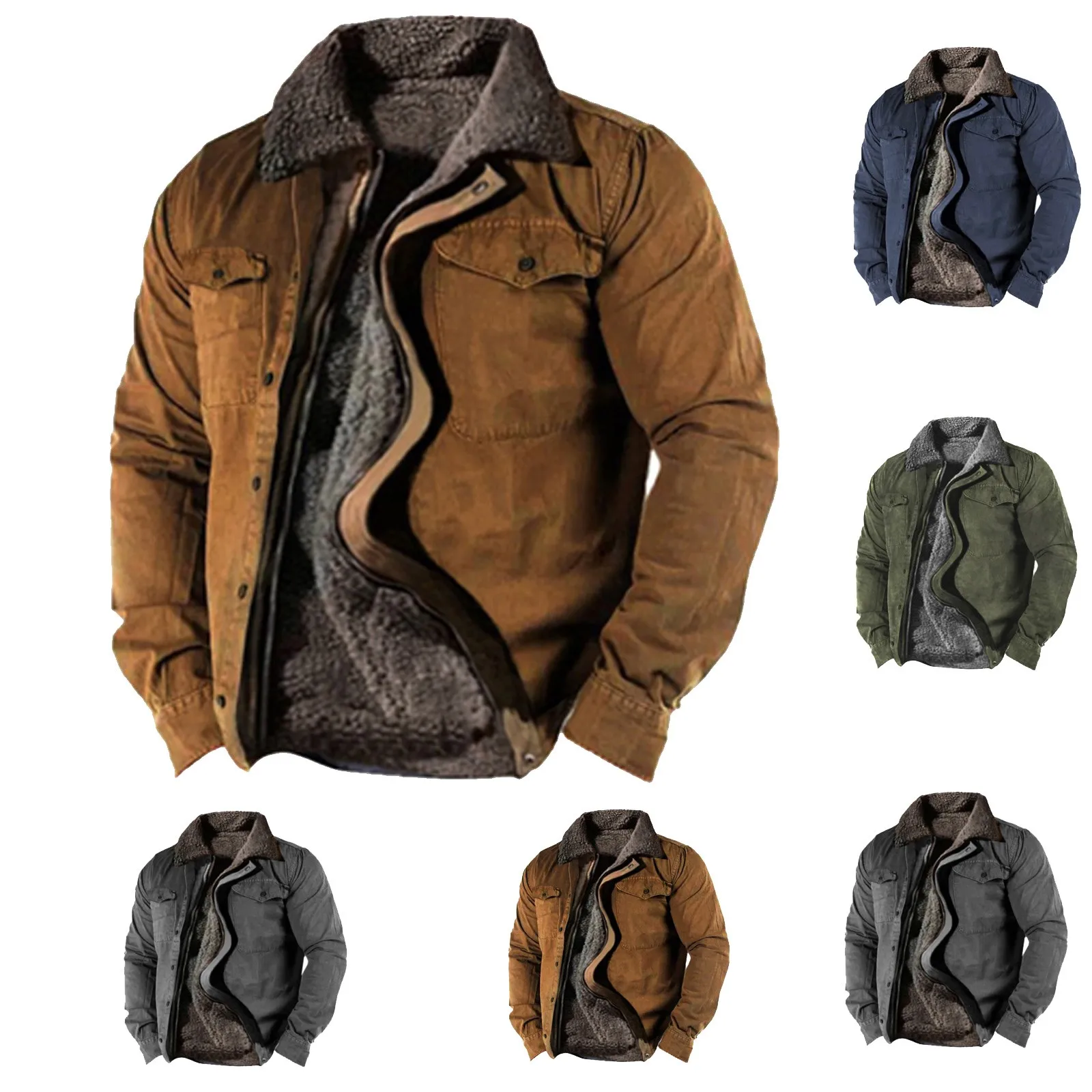 Warm Fleece Hoodie Winter Soccer Jacket