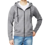 Solid Zip Hoodie Casual  Sporty Streetwear S 3XL 2 | PricZone