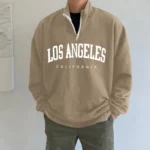 Vintage Zip V Neck Sweatshirt   Autumn Winter Fashion 2 | PricZone