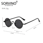 SORVINO Steampunk Circle Sunglasses SP152 5 | PricZone SORVINO Steampunk Circle Sunglasses SP152 5 | PricZone
