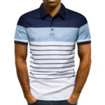 Summer Striped Polo Casual Sporty Tee 1 | PricZone Summer Striped Polo Casual Sporty Tee | PricZone