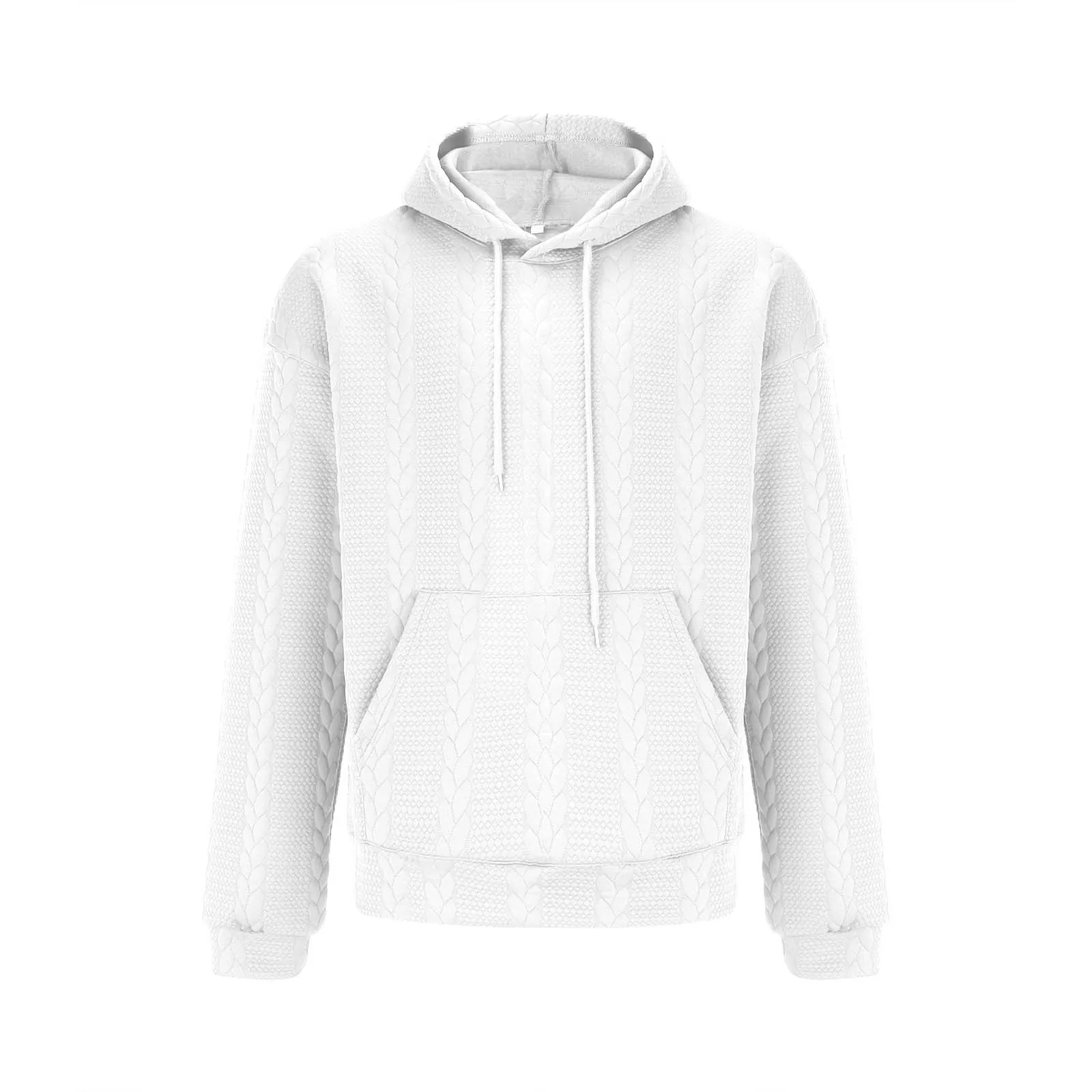 Zip Hoodie Casual Autumn Knit Sweater