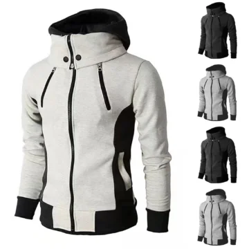Zip Pocket Hoodie Full Zip Sports Jacket | PricZone