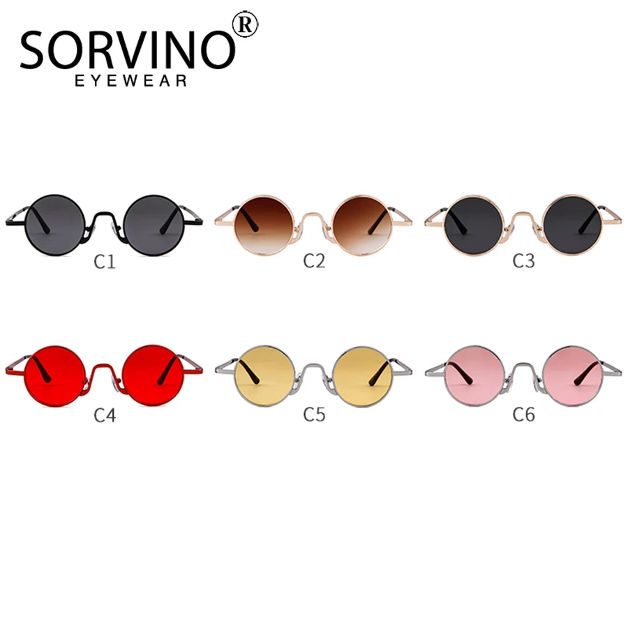 SORVINO Steampunk Circle Sunglasses SP152 6 | PricZone SORVINO Steampunk Circle Sunglasses SP152 6 | PricZone