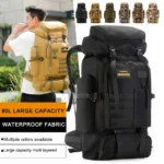 80L Tactical Backpack Waterproof  Durable | PricZone
