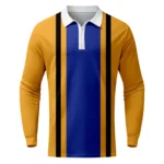 Striped Casual Mens Polo Autumn Spring Long Sleeve 6 | PricZone Striped Casual Mens Polo Autumn Spring Long Sleeve 6 | PricZone