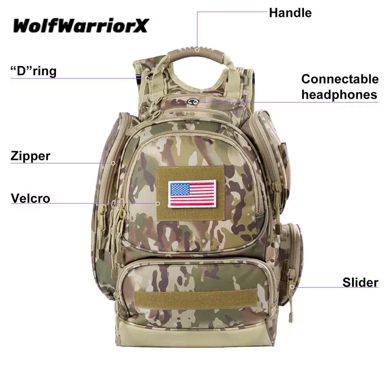 Tactical Military Backpack 1000D Nylon Waterproof 4 | PricZone Tactical Military Backpack 1000D Nylon Waterproof 4 | PricZone