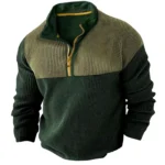 Plaid Zip Up Casual Shirt Autumn  Spring 3 | PricZone