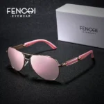 Polarized Pink Pilot Sunglasses 2021 for Men  Women | PricZone
