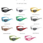 Alien Oval Steampunk Sunglasses Luxury  Punk 6 | PricZone