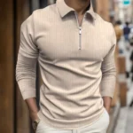 Stripe Zip Shirt Casual Formal Streetwear 4 | PricZone Stripe Zip Shirt Casual Formal Streetwear 4 | PricZone