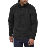 Casual Half Zip Fleece Jacket Warm  Stylish 3 | PricZone
