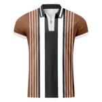 Stripe Casual Polo Shirt for Men   Korean Fashion 5 | PricZone