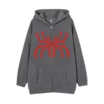 Spider Zip Hoodie Y2K Gothic Casual Style 5 | PricZone