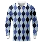 Spring Autumn Lozenge Print Polo Shirts Men 2022 Fashion Casual Turn Down Collar Long Sleeve Tops T Shirt New Style High Quality 4 | PricZone Spring Autumn Lozenge Print Polo Shirts Men 2022 Fashion Casual Turn Down Collar Long Sleeve Tops T Shirt New Style High Quality 4 | PricZone