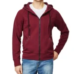 Solid Zip Hoodie Casual  Sporty Streetwear S 3XL | PricZone