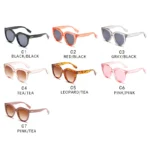 Pink Rivet Gradient Sunglasses UV400 5 | PricZone