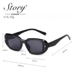 Pink Rectangle Sunglasses for Men  Women 5 | PricZone