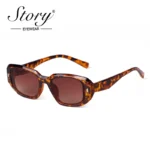 Pink Rectangle Sunglasses for Men  Women 4 | PricZone