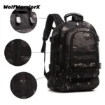 Black Tactical Molle Backpack for Outdoor Adventures 6 | PricZone