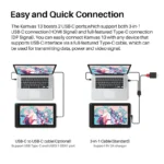 Huion Kamvas 13 8192 Pen Express Keys sRGB 6 | PricZone