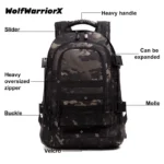 Black Tactical Molle Backpack for Outdoor Adventures 4 | PricZone