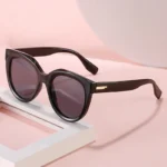 Pink Rivet Gradient Sunglasses UV400 3 | PricZone