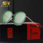 Retro Chic Polarized Round Sunglasses for Women Green Lens 1 | PricZone Retro Chic Polarized Round Sunglasses for Women Green Lens 1 | PricZone