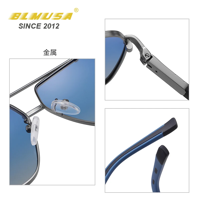BLMUSA Square Polarized Luxury Sunglasses for Men 5 | PricZone BLMUSA Square Polarized Luxury Sunglasses for Men 5 | PricZone