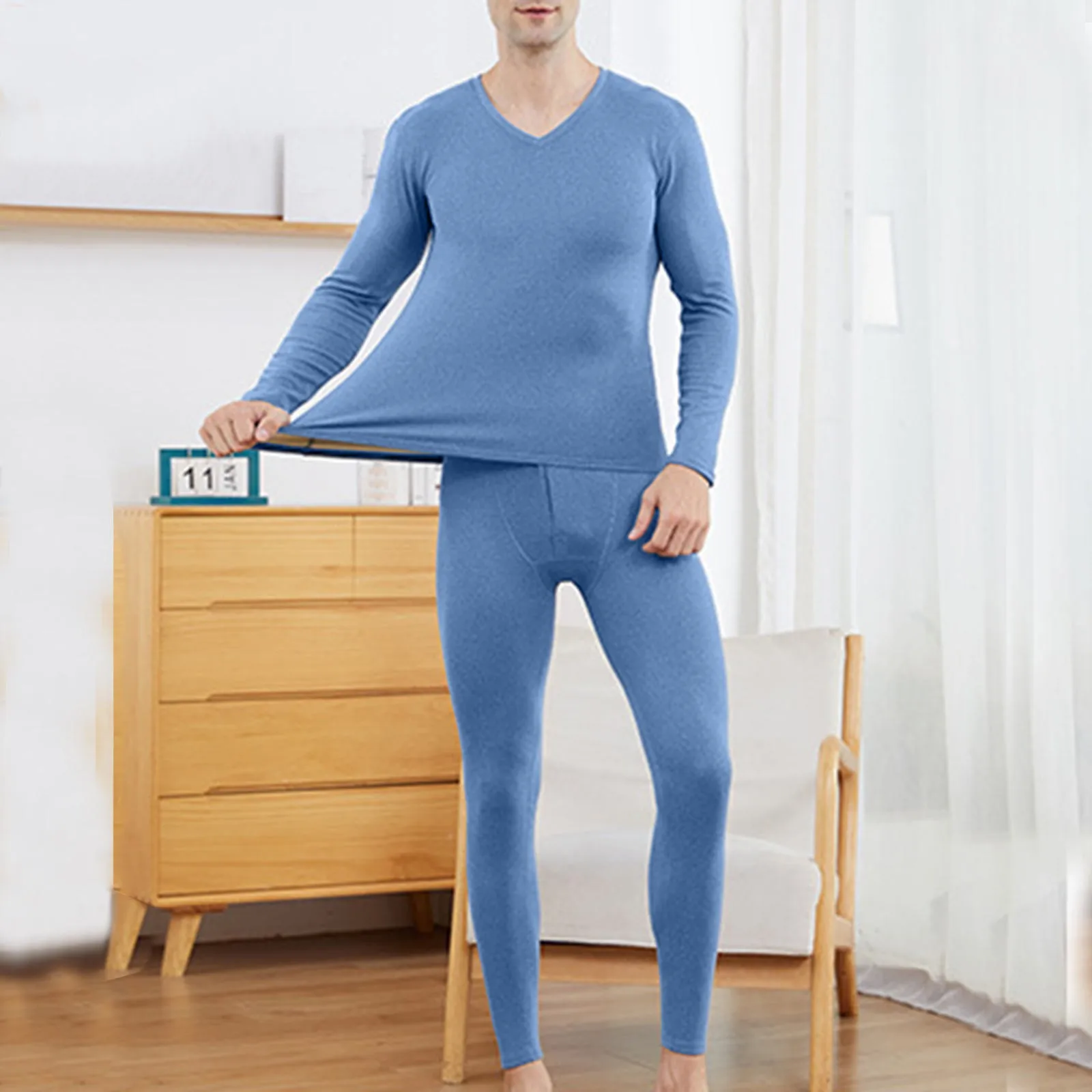 Cotton Thermal VNeck Set Thin Autumn Wear 3 | PricZone Cotton Thermal V Neck Set Thin Autumn Wear 3 | PricZone