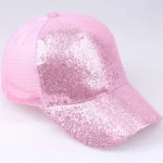 Sequin Sparkle Ponytail Baseball Cap Sun Protection 4 | PricZone