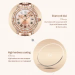 Elegant Diamond Watch for Women OLEVS Luxury 3 | PricZone Elegant Diamond Watch for Women OLEVS Luxury 3 | PricZone